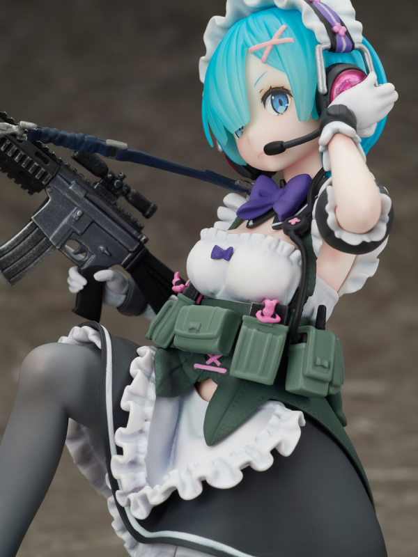 FURYU Corporation Re:ZERO -Starting Life in Another World- Rem Military ver. 1/7 Scale Figure