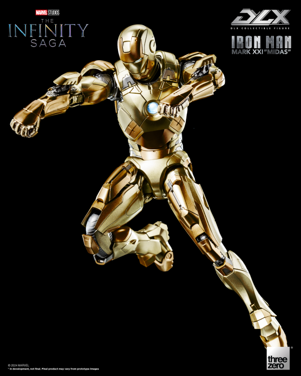 threezero Marvel Studios: The Infinity Saga - DLX Iron Man Mark 21 “Midas”(4895250815452)(4895250815452)