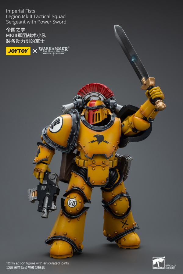 Joy Toy Imperial Fists   Legion MkIII Tactical Squad Sergeant with Power Sword