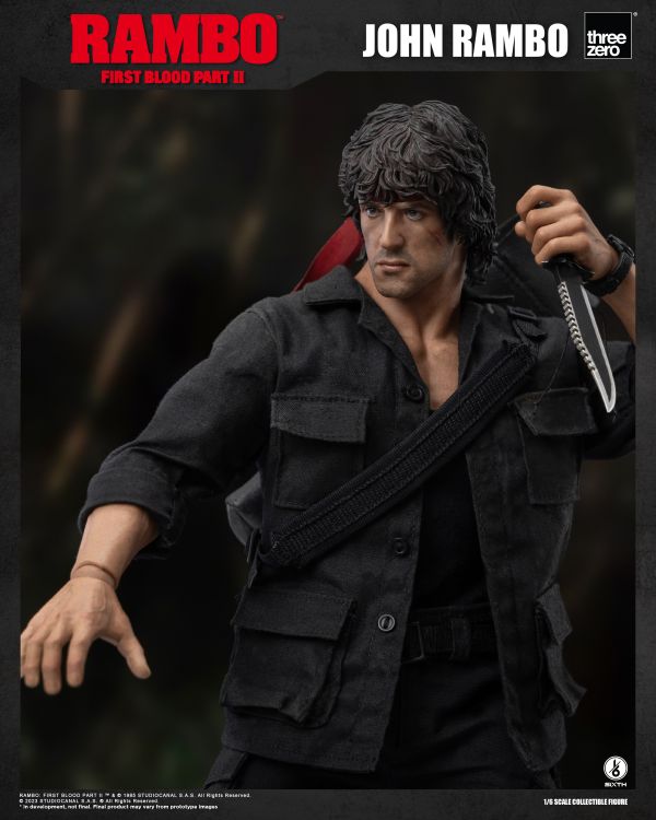 Three Zero Rambo: First Blood Part II - 1/6 John Rambo