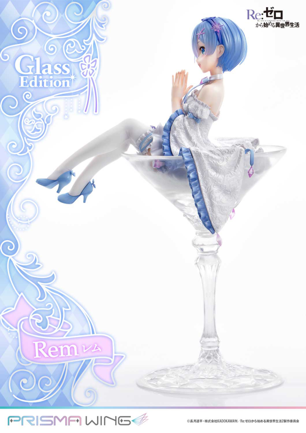 Prime 1 Studio PRISMA WING  Re:ZERO -Starting Life in Another World-  Rem Glass Edition  1/7 Scale Pre-Painted Figure | 4580708049502