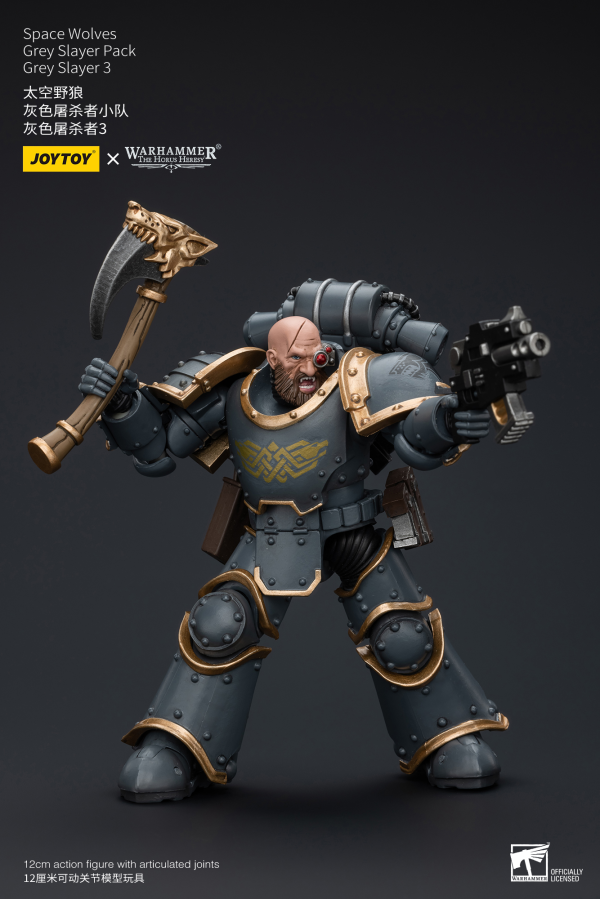 Joy Toy Space Wolves Grey Slayer Pack Grey Slayer3(6973130376076)(6973130376076)