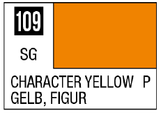 Mr Hobby Mr. Color 109 - Character Yellow (Semi-Gloss/Primary) | 4973028716870