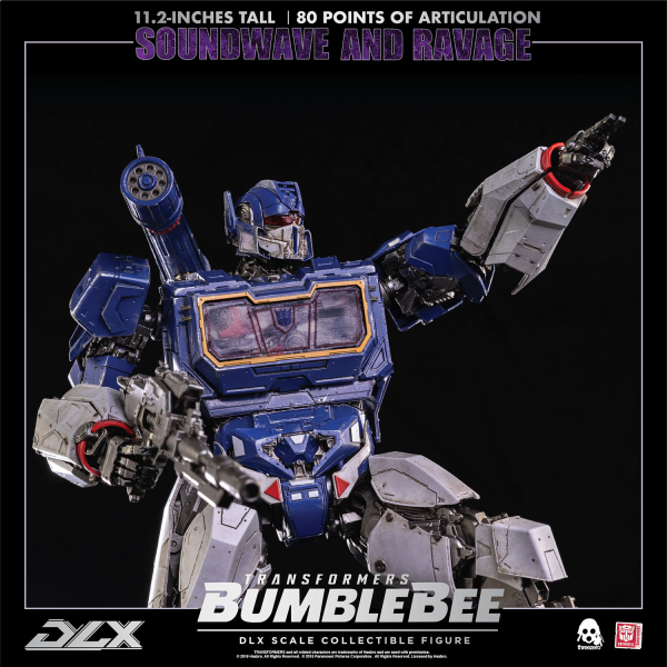 Three Zero Transformers: Bumblebee - DLX Soundwave and Ravage