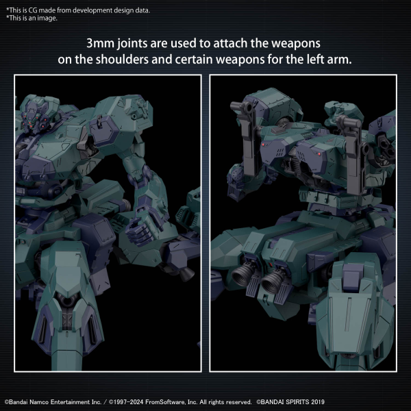 BANDAI Hobby 30MM ARMORED CORE Ⅵ FIRES OF RUBICON BALAM INDUSTRIES BD-011 MELANDER LIGER TAIL