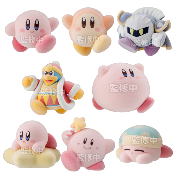 BANDAI Kirby PuPuPu Flocky Doll, "Kirby" (Box/8), Bandai Shokugan(4570117914119)(4570117914119)