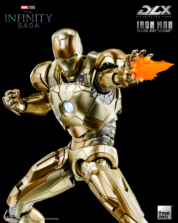 threezero Marvel Studios: The Infinity Saga - DLX Iron Man Mark 21 “Midas”(4895250815452)(4895250815452)