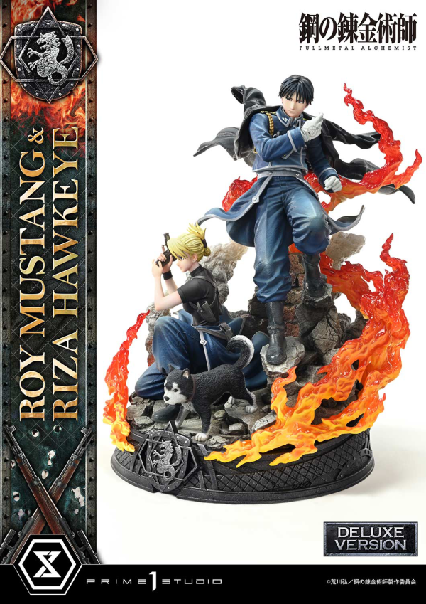 Prime 1 Studio Concept Masterline Fullmetal Alchemist Roy Mustang & Riza Hawkeye DX Bonus Version | 4580708049595