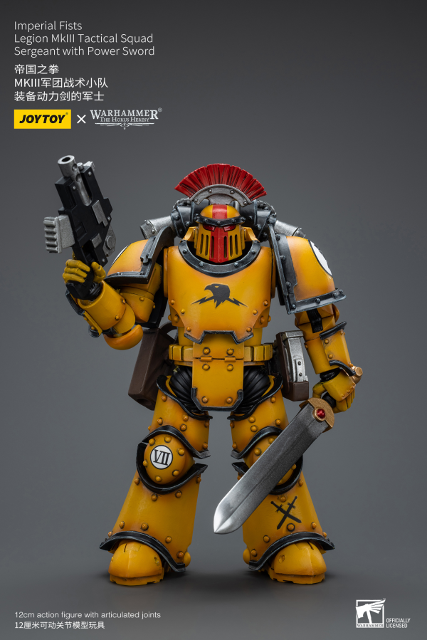 Joy Toy Imperial Fists   Legion MkIII Tactical Squad Sergeant with Power Sword