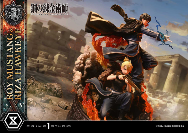 Prime 1 Studio Concept Masterline Fullmetal Alchemist Roy Mustang & Riza Hawkeye DX Bonus Version | 4580708049595