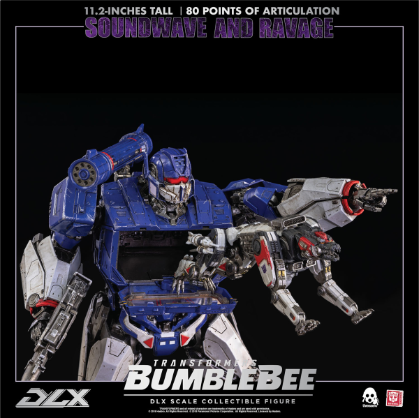 Three Zero Transformers: Bumblebee - DLX Soundwave and Ravage