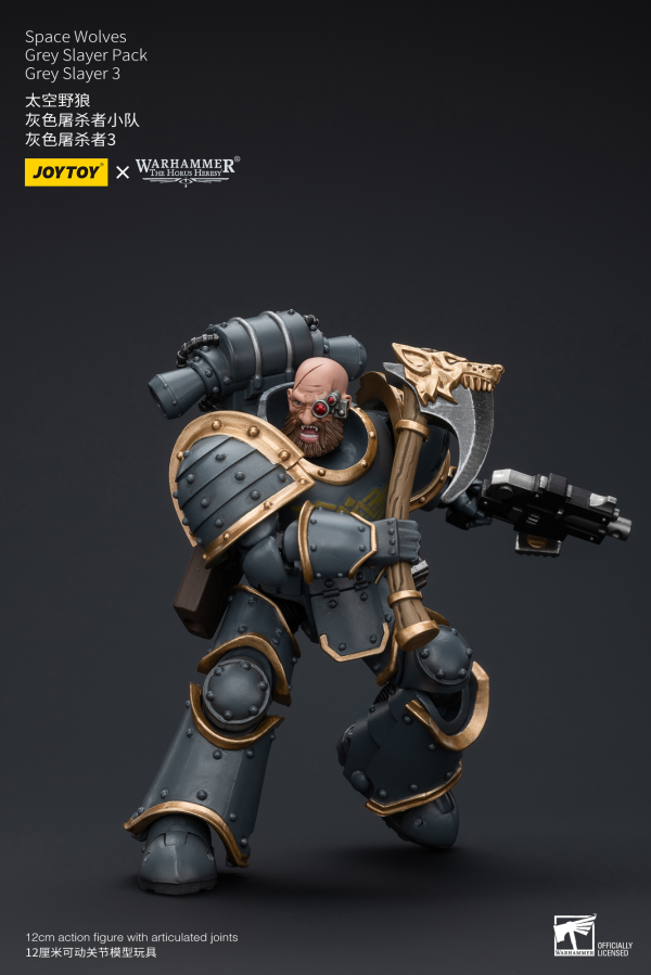 Joy Toy Space Wolves Grey Slayer Pack Grey Slayer3(6973130376076)(6973130376076)