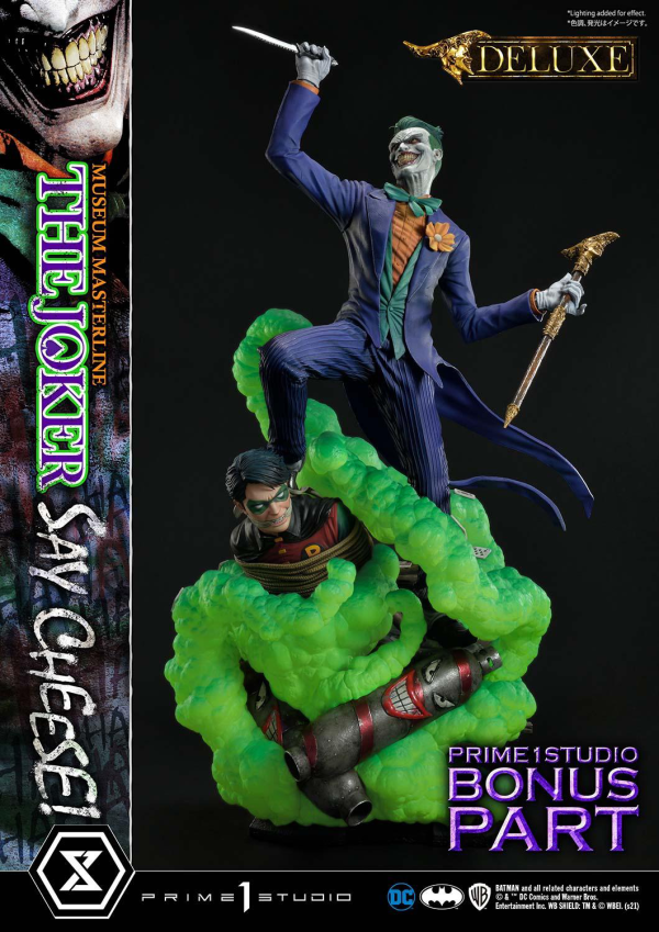 Prime 1 Studio Museum Masterline Batman (Comics) The Joker - Say Cheese DX Bonus Version | 4580708035123