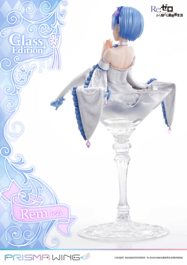 Prime 1 Studio PRISMA WING  Re:ZERO -Starting Life in Another World-  Rem Glass Edition  1/7 Scale Pre-Painted Figure | 4580708049502