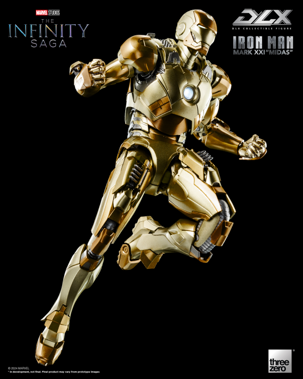 threezero Marvel Studios: The Infinity Saga - DLX Iron Man Mark 21 “Midas”(4895250815452)(4895250815452)