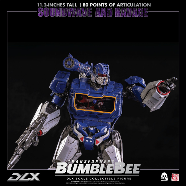 Three Zero Transformers: Bumblebee - DLX Soundwave and Ravage