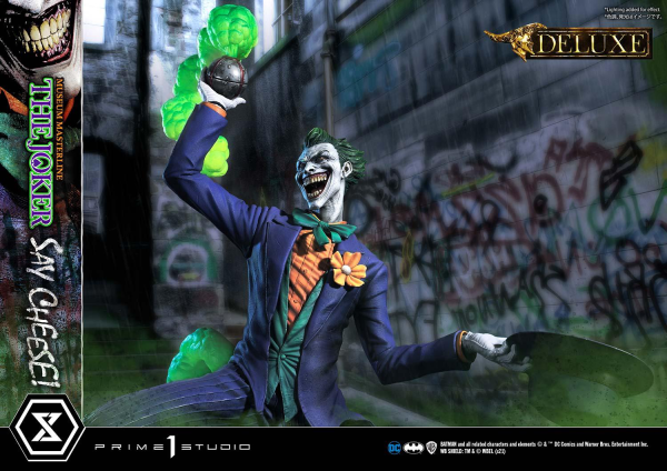 Prime 1 Studio Museum Masterline Batman (Comics) The Joker - Say Cheese DX Bonus Version | 4580708035123