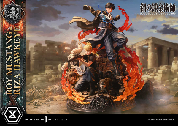 Prime 1 Studio Concept Masterline Fullmetal Alchemist Roy Mustang & Riza Hawkeye DX Bonus Version | 4580708049595