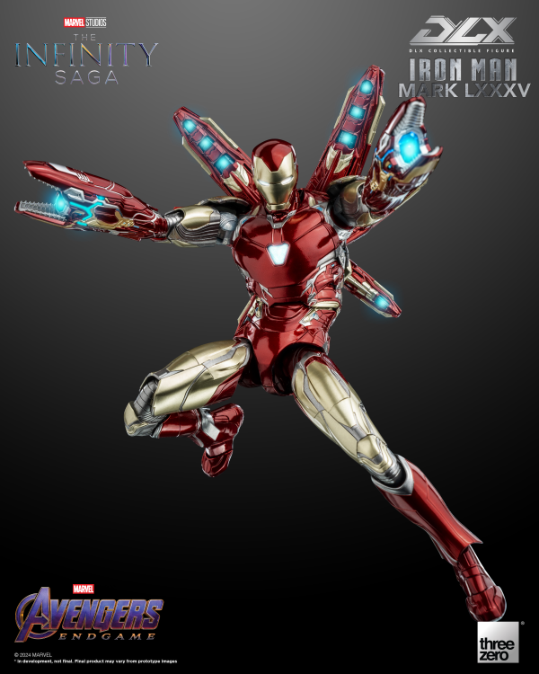 Three Zero Marvel Studios: The Infinity Saga: DLX Iron Man Mark 85