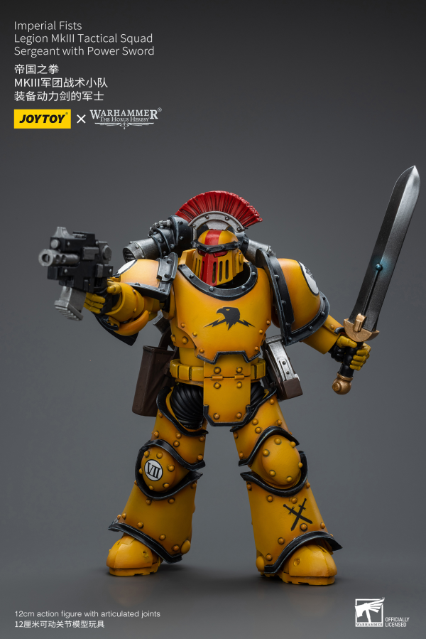 Joy Toy Imperial Fists   Legion MkIII Tactical Squad Sergeant with Power Sword