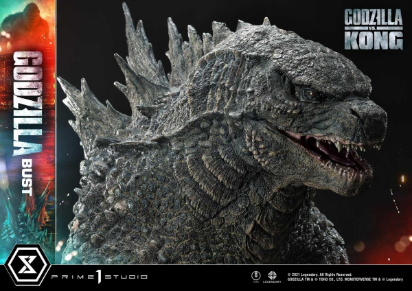 Prime 1 Studio Life Size Bust Godzilla vs Kong (Film) Godzilla Bonus Version | 4580708030975