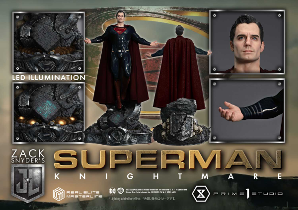 Prime 1 Studio Real Elite Masterline Justice League (Film) Superman Knightmare Color Edition(4582647120960)(4582647120960)