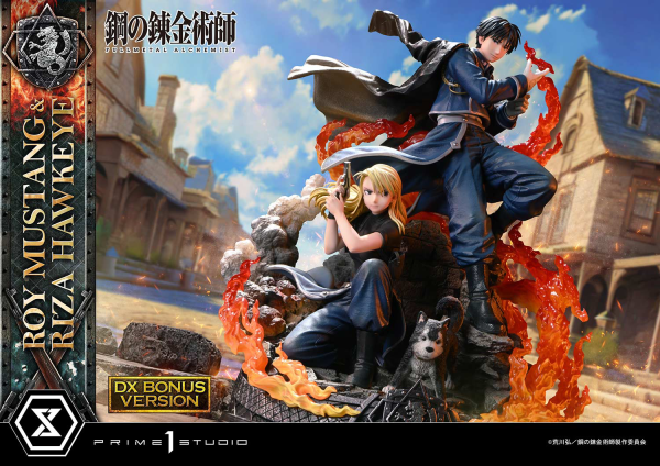 Prime 1 Studio Concept Masterline Fullmetal Alchemist Roy Mustang & Riza Hawkeye DX Bonus Version | 4580708049595