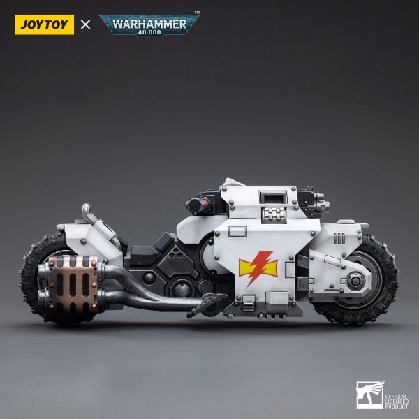 Joy Toy White Scars Raider-pattern Combat Bike