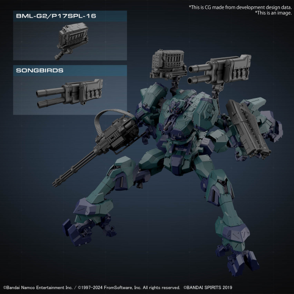 BANDAI Hobby 30MM ARMORED CORE Ⅵ FIRES OF RUBICON BALAM INDUSTRIES BD-011 MELANDER LIGER TAIL