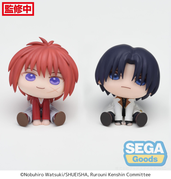 QyuruMe TV Anime "Rurouni Kenshin" Mini Figure "Kenshin Himura ･ Aoshi Shinomori" (EX) | 4580779542964