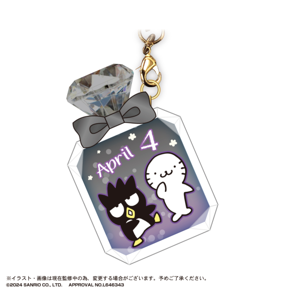 Piapro.net MAX SANRIO CHARACTERS BIRTHDAY "PUKKURI" CLEAR KEY RING