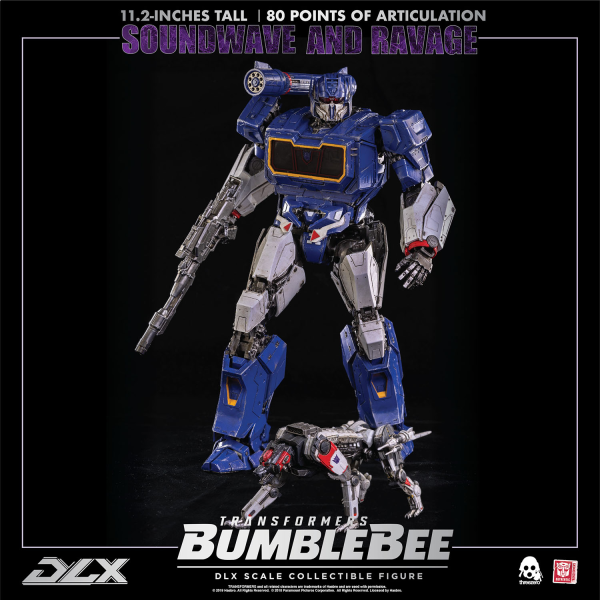 Three Zero Transformers: Bumblebee - DLX Soundwave and Ravage