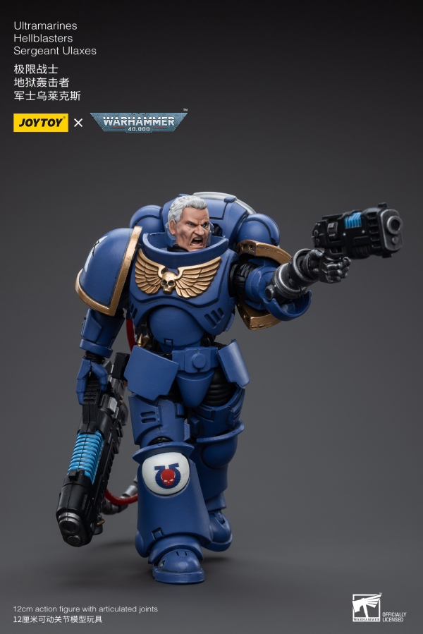 Joy Toy Ultramarines Hellblasters Sergeant Ulaxes