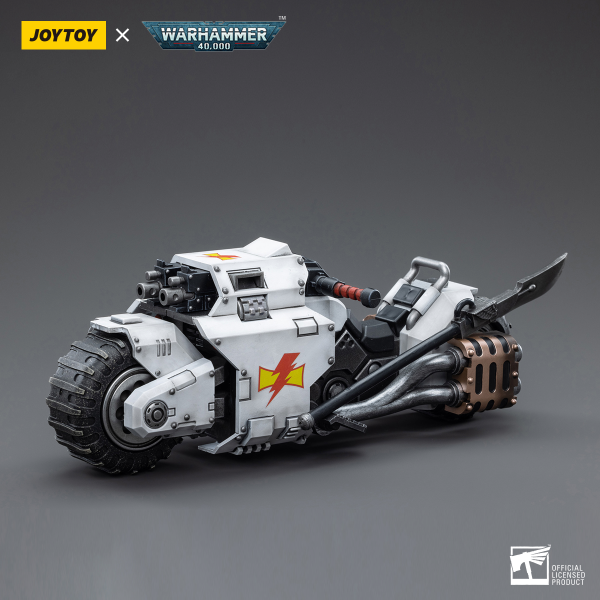 Joy Toy White Scars Raider-pattern Combat Bike