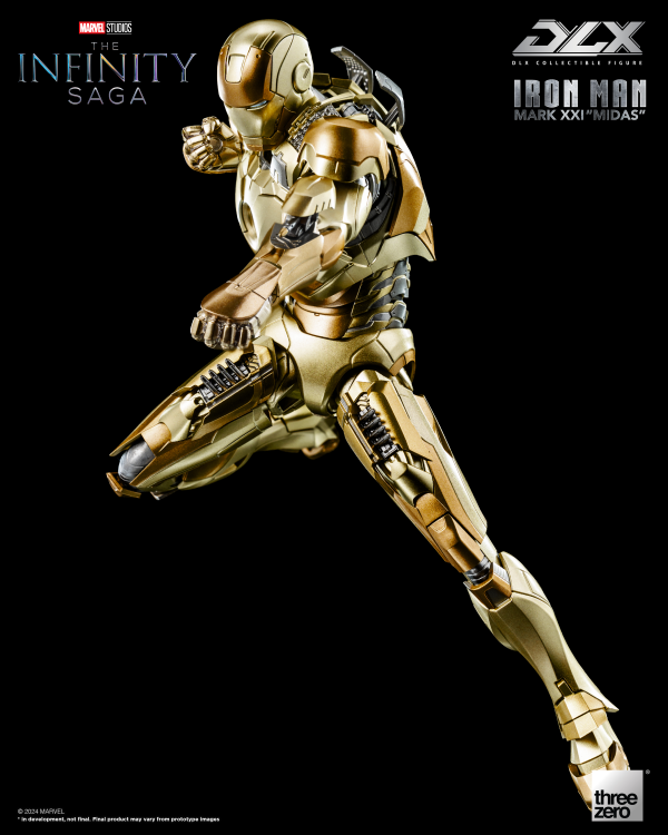 threezero Marvel Studios: The Infinity Saga - DLX Iron Man Mark 21 “Midas”(4895250815452)(4895250815452)