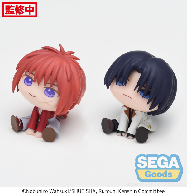 QyuruMe TV Anime "Rurouni Kenshin" Mini Figure "Kenshin Himura ･ Aoshi Shinomori" (EX)