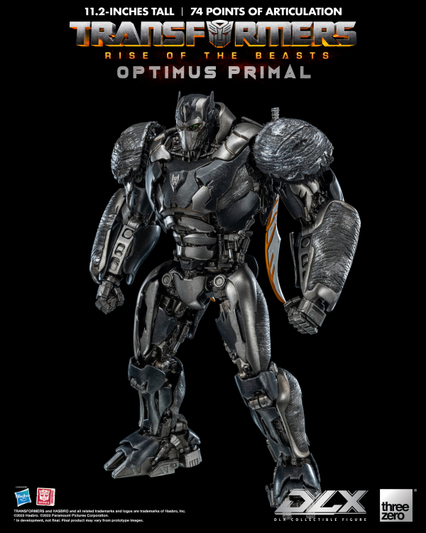 Three Zero Transformers: Rise of the Beasts - DLX Optimus Primal