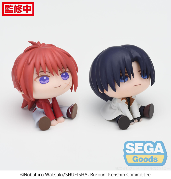 QyuruMe TV Anime "Rurouni Kenshin" Mini Figure "Kenshin Himura ･ Aoshi Shinomori" (EX)