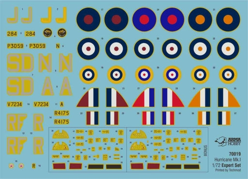 Arma Hobby 1/72 Hurricane Mk I Expert Set