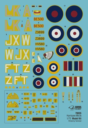 Arma Hobby 1/72 Hawker Hurricane Mk IIc Expert Set