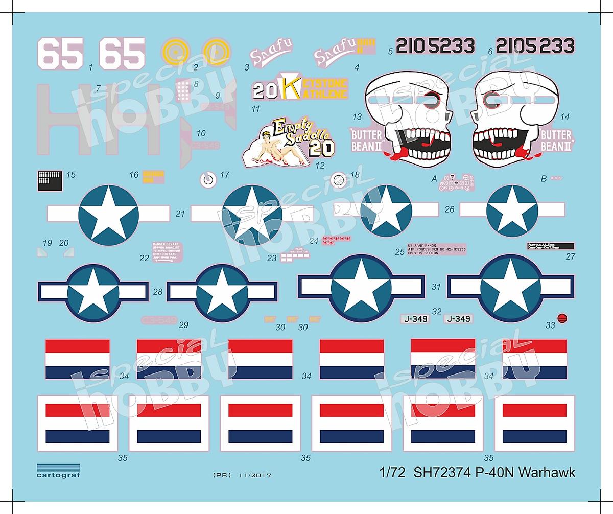 Special Hobby 1/72 P-40N Warhawk