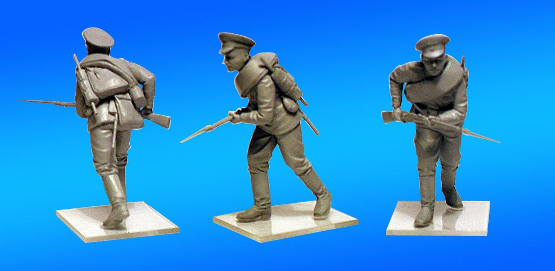 ICM 1/35 WWI Russian Infantry (4 figures)