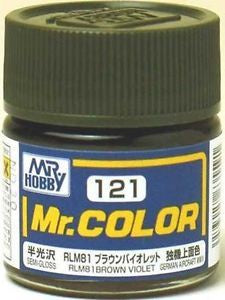 Mr Hobby Mr. Color 121 - RLM81 Brown Violet (Semi-Gloss/Aircraft)