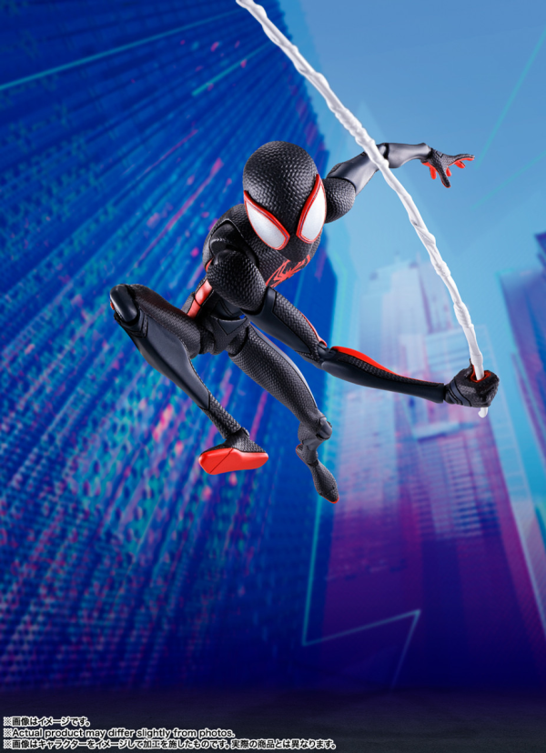 BANDAI Tamashii Spider Man (Miles Morales) World Tour Limited Edition Spider-Man: Across the Spider-Verse, Bandai Spirits S.H.Figuarts