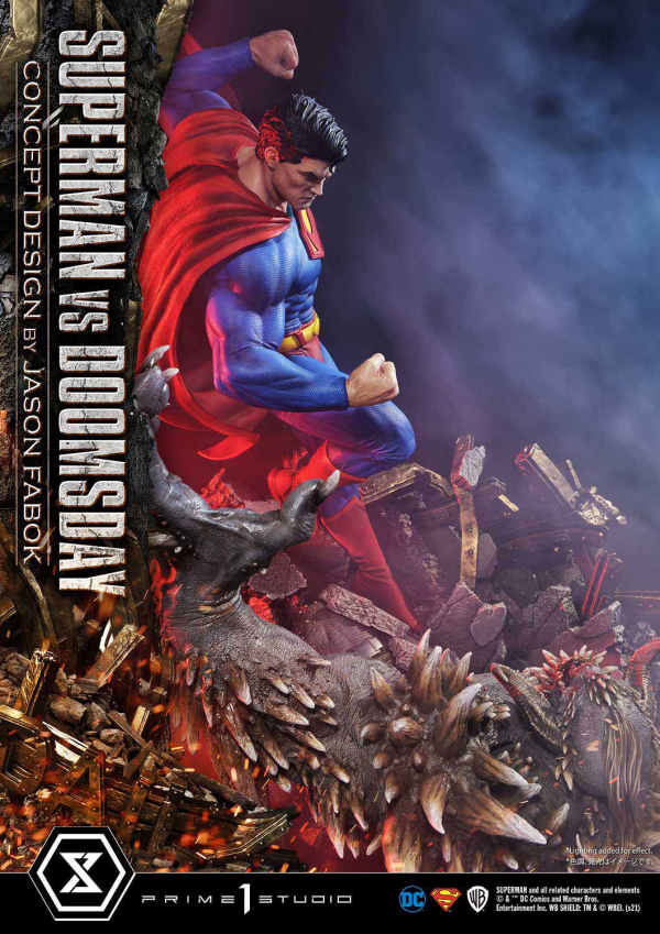 Prime 1 Studio Ultimate Museum Masterline Superman (Comics) Superman VS Doomsday (Concept By Jason Fabok) Deluxe Version(4580708034164)(4580708034164)