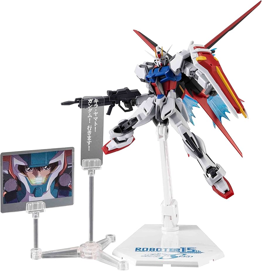 BANDAI Tamashii GAT-X105+AQM/E-X01 Aile Strike Gundam ver. A.N.I.M.E. ~Robot Spirits 15th Anniversary~ "Mobile Suit Gundam Seed", TAMASHII NATIONS The Robot Spirits