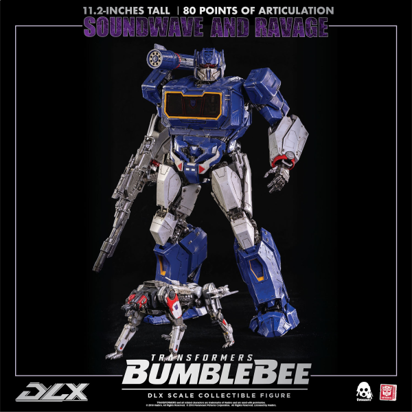 Three Zero Transformers: Bumblebee - DLX Soundwave and Ravage