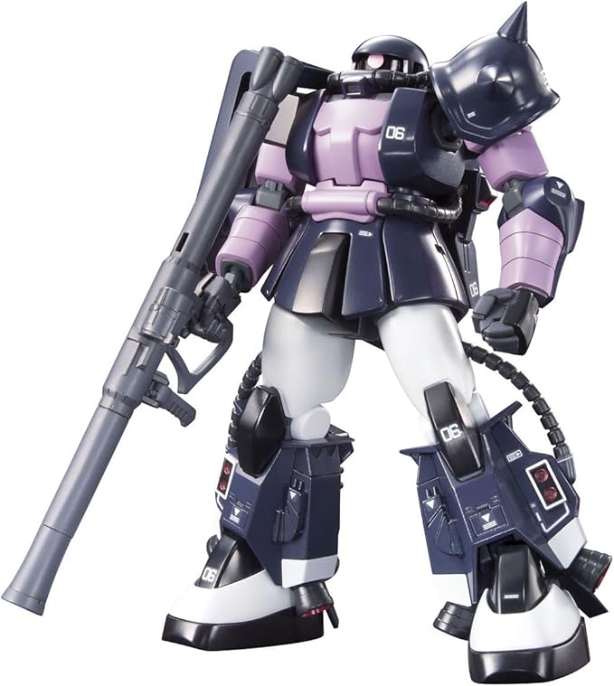 BANDAI Hobby HGUC 1/144 #151 MS-06R-1A Zaku II Black Tristars