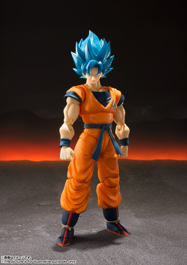 TAMASHII NATIONS Super Saiyan God Super Saiyan Goku "Dragon Ball Super", TAMASHII NATIONS S.H. Figuarts | 4573102557001