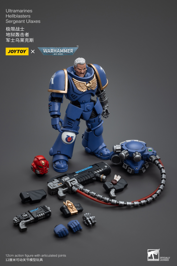 Joy Toy Ultramarines Hellblasters Sergeant Ulaxes